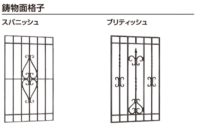 鋳物面格子